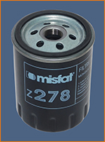 Filtre à huile MISFAT Z278